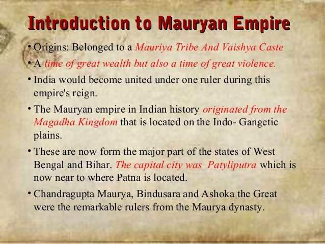 mauryan empire ppt